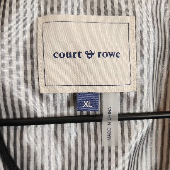 Court & Rowe Waffle Knit Cotton Blend Blazer | Grey | Size XL | NWT - Picture 6 of 10